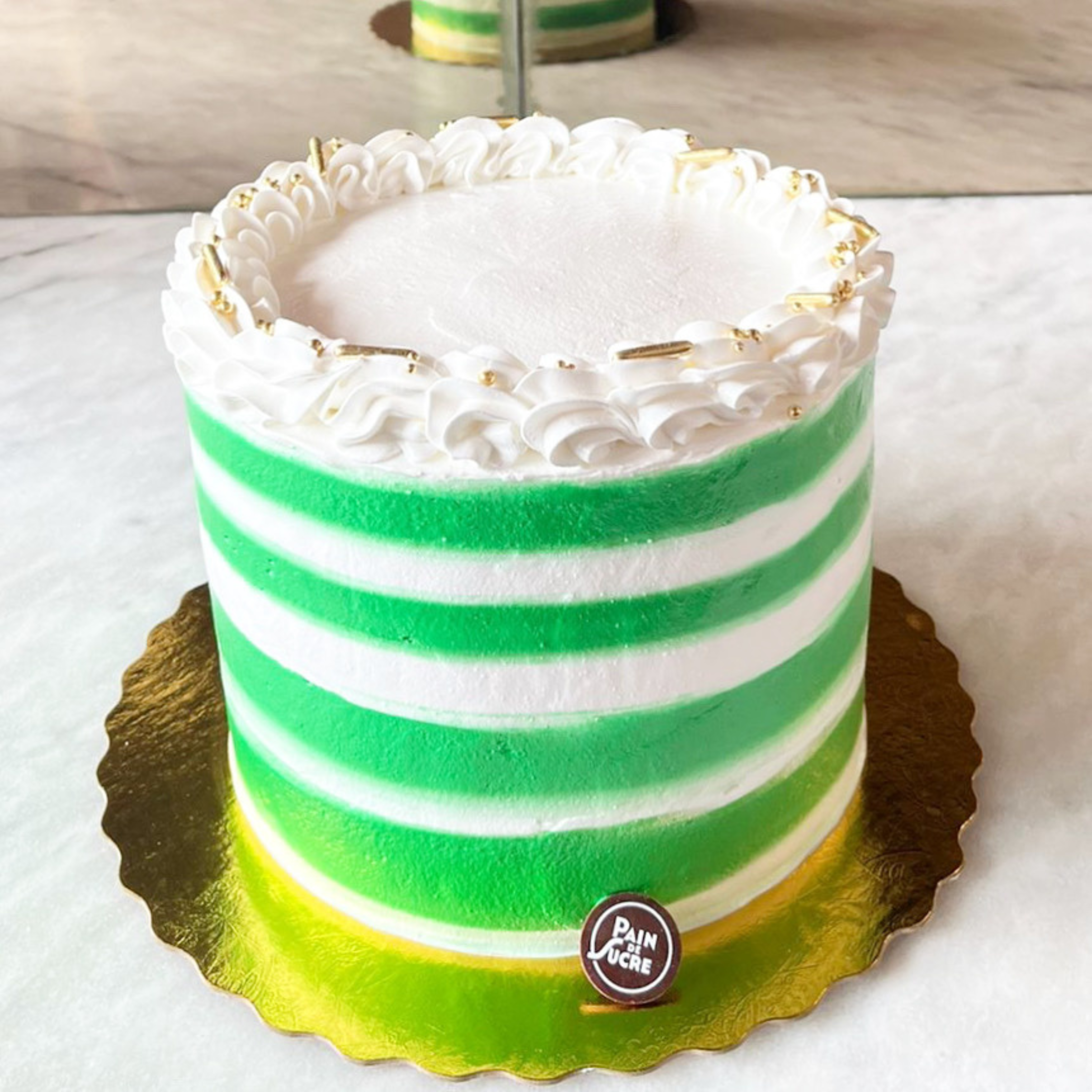 Grinch Candy Cane Cake