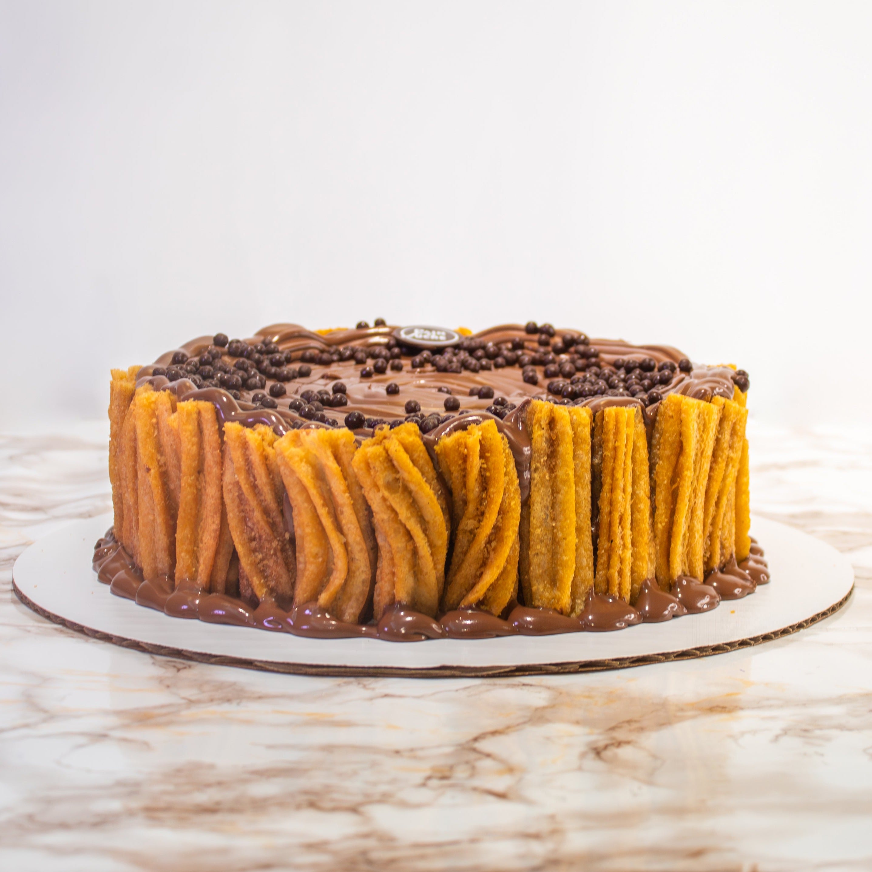 Nutella Churros Cake