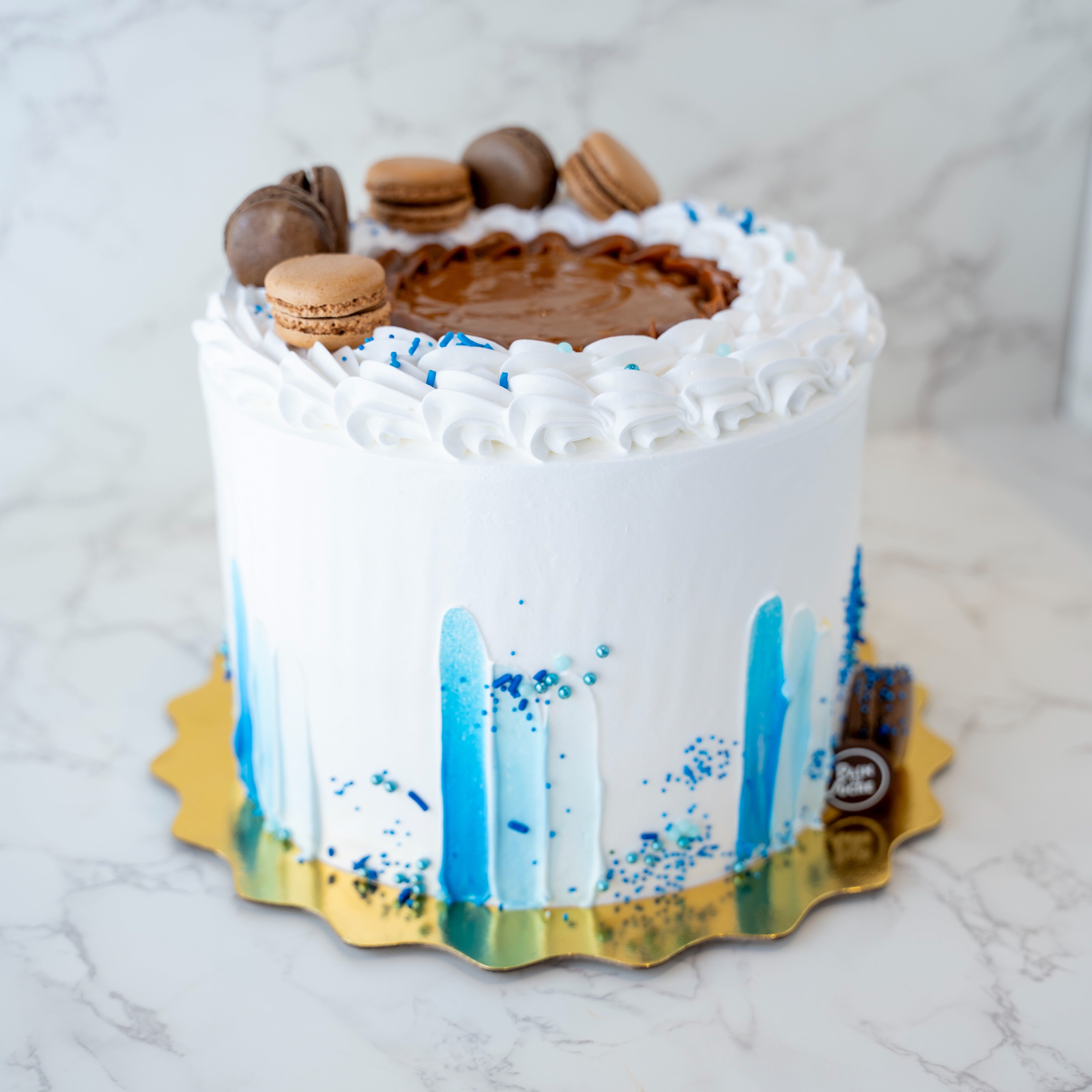 Macaron & Swatch Cake